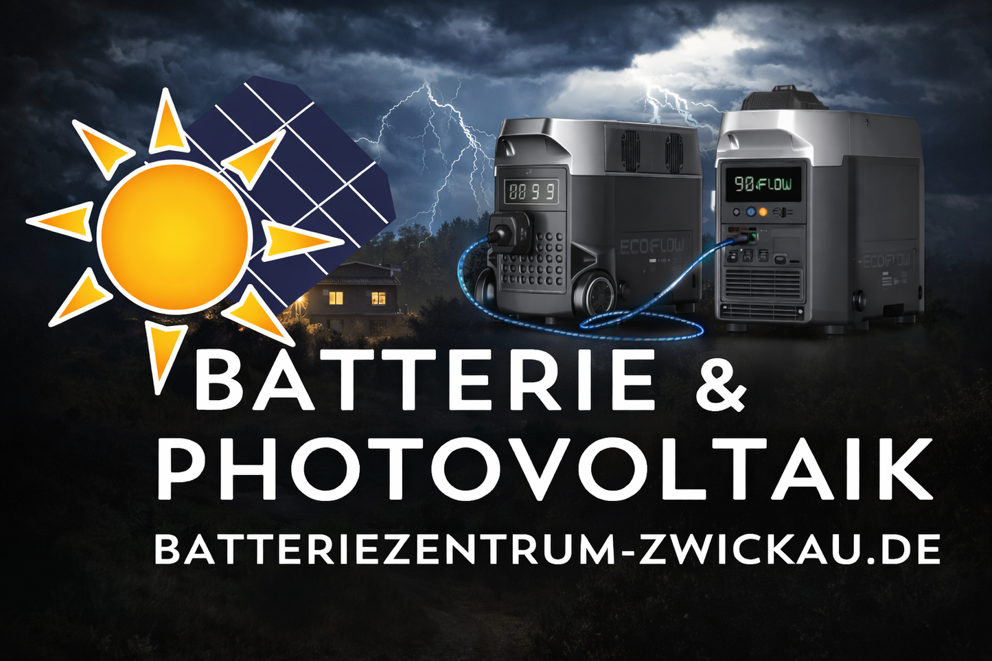 ECOFLOW Dual Fuel Generator Set DELTA Pro tragbare Powerstation 3,6 kW Solargenerator  + EcoFlow Powerstream 800 Watt Inselanlage 0 % MwSt.